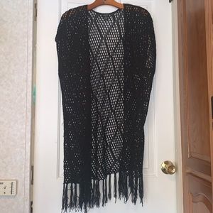 Rue21 Crotchet Fringe Kimono